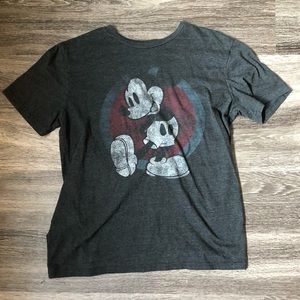 Grey Disney Mickey Mouse shirt